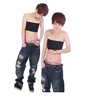Amazon.co.jp: na-02 黒 胸つぶし ナベシャツ なべシャツ 3段